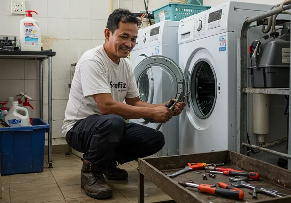 Srefiz Washing Machine General Service – professional repair and maintenance service